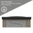 Aubreana Upholstered Classic Wing Platform Bed, Gray-2073431472