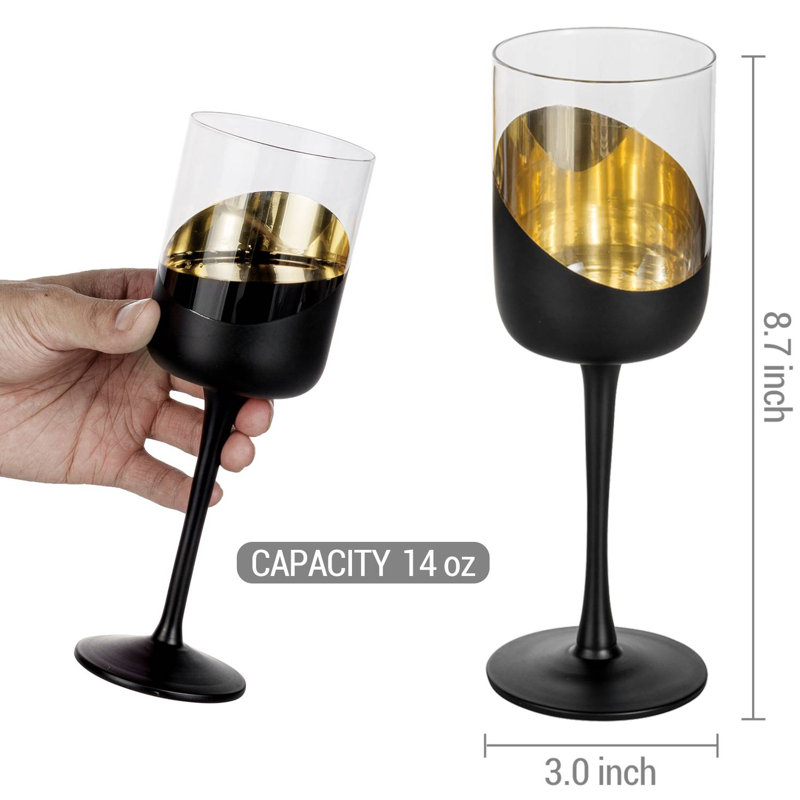 4 Piece 414ml Wine Glass Set