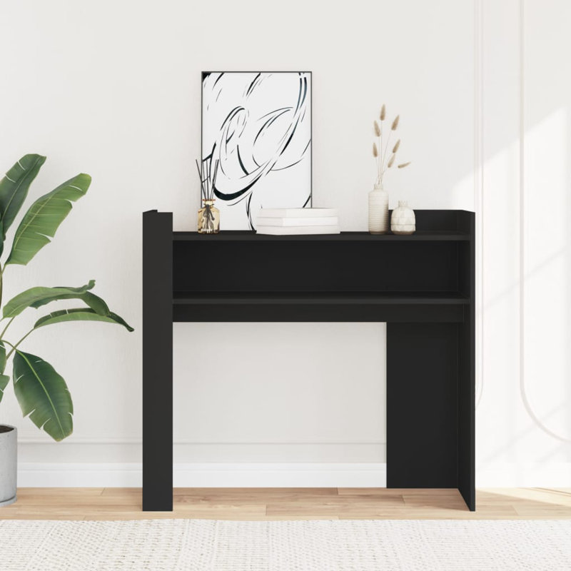 6-7 100cm Console Table, Black