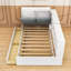 Twin Size Platform Bed with Storage Shelves and 2 Drawers-434166651
