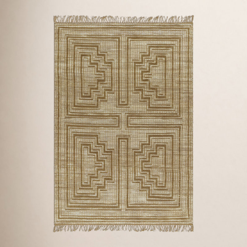 Sapulpa Flatweave Geometric Indoor Rug, Rectangle 8' x 10'