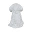 White Baby Maltese | Handpainted Decorative Puppy Statue for Home & Garden Decor | Premium Polyresin Dog Statue | Gift for Dog Lovers | Weather-Resistant Indoor/Outdoor Decor