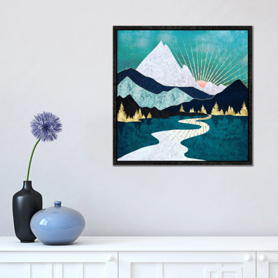 Winter River - Print on Canvas