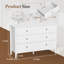 Cydny 6 Drawer 47.2cm W Double Dresser-595795217