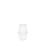 Naxos Table Lamp Mn White Matt Glossy White E12 Ul