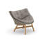 Mbrace Outdoor Teak Lounge Chair-78343786-78343787
