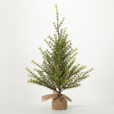 Soto 37'' Faux Pine Tree in Wicker/Rattan Pot