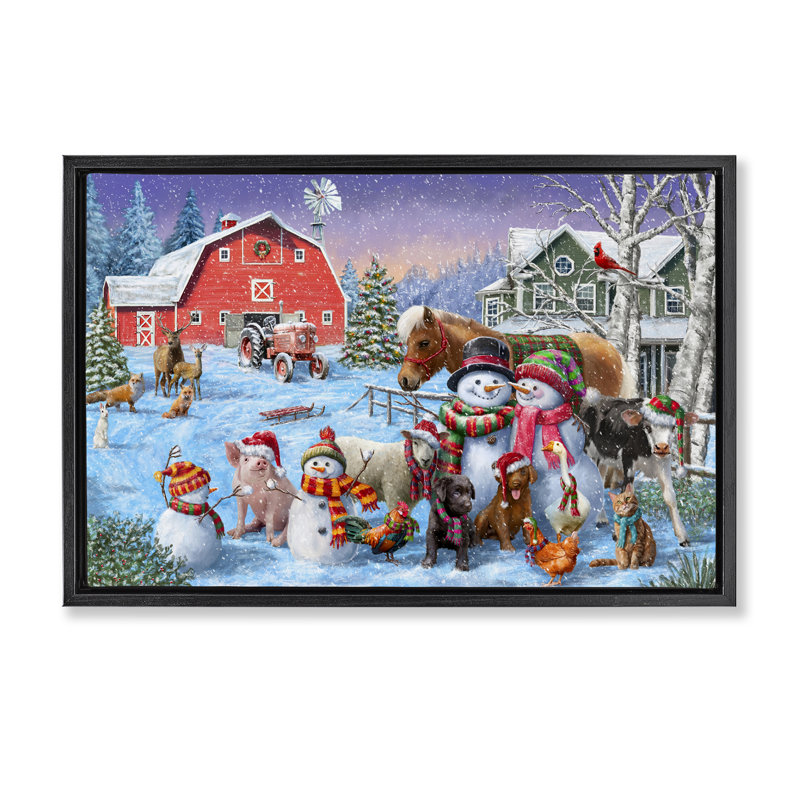 «Snowman & Dogs Family» par Grateful Licensing