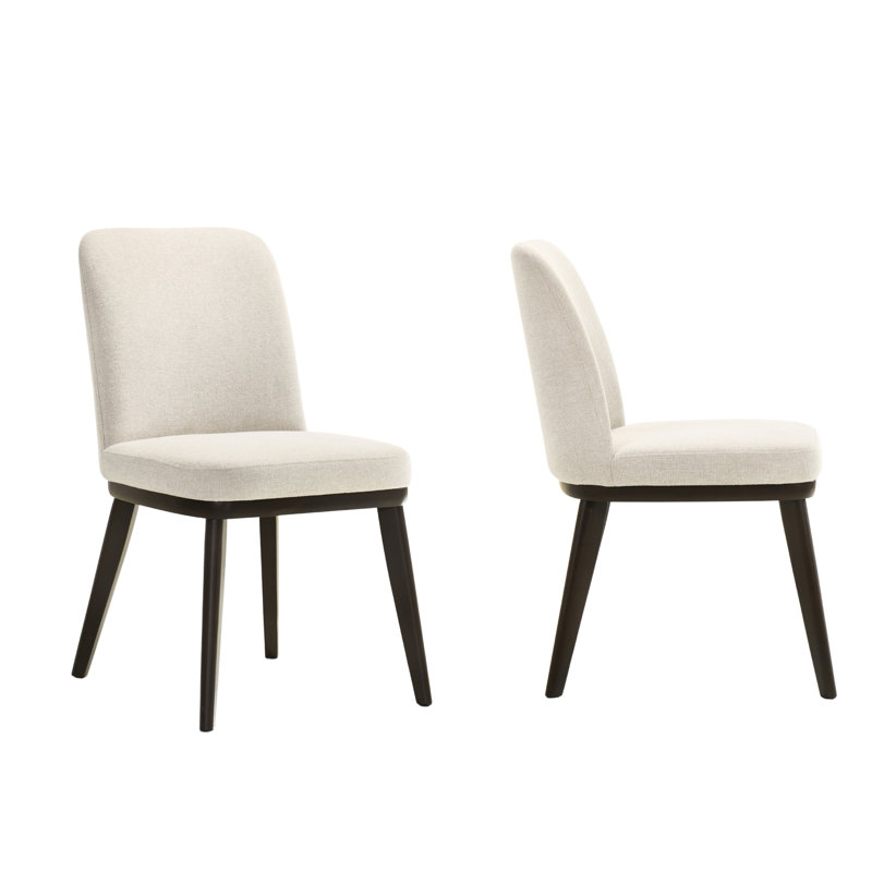 Chaise de salle à manger en tissu
