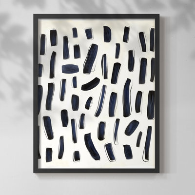 Série ABSTRACT DLxxvi - reproduction encadrée de qualité supérieure - prête à être accrochée - aucun clou requis