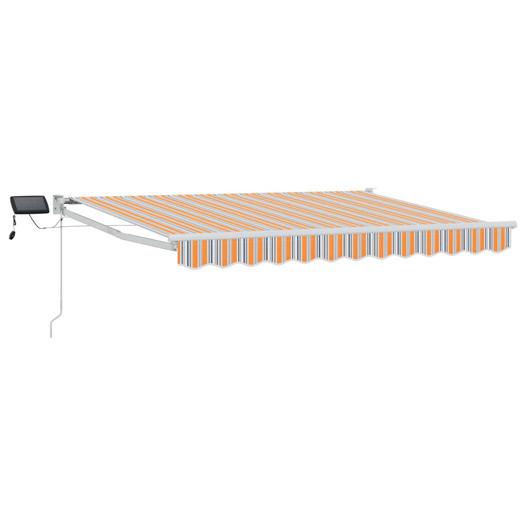 VidaXL Polyester Cover Retractable Patio Awning