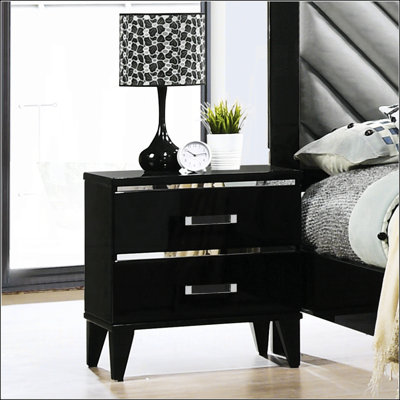 Table de chevet 2 tiroirs Contemporary