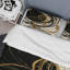 Ensemble de housse de couette en microfibre / polyester noir et doré The Art of Chaos V Bedding-618384661