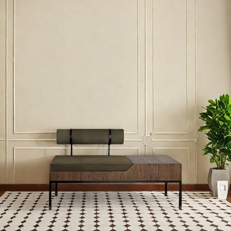 Canapé, banc, vestiaire, loisirs avec dossiers, H 26,77 po x l 47,24 po x P 21,65 po