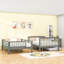 Lit superposé double au-dessus de double avec lit gigogne simple et rangement, peut être divisé en 2 lits individuels-379123641