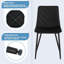 Amalia 43.5cm H Velvet Upholstered Full Back Side Chair-498581842