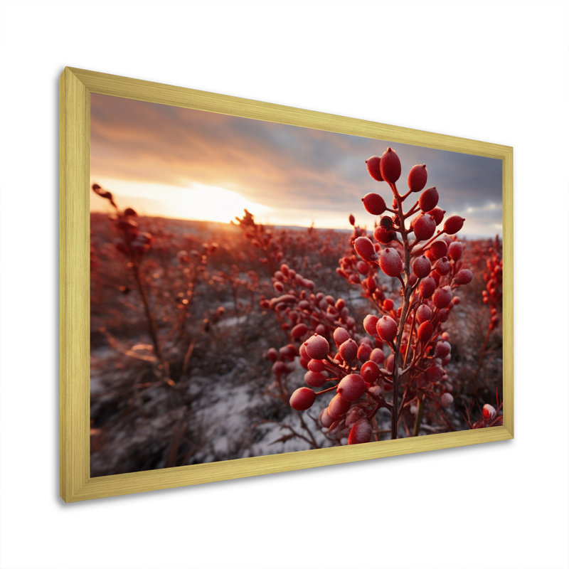 Canada Canada Tundra II, reproduction d'art sur toile, H 30 po x l 40 po x P 1,5 po, Or