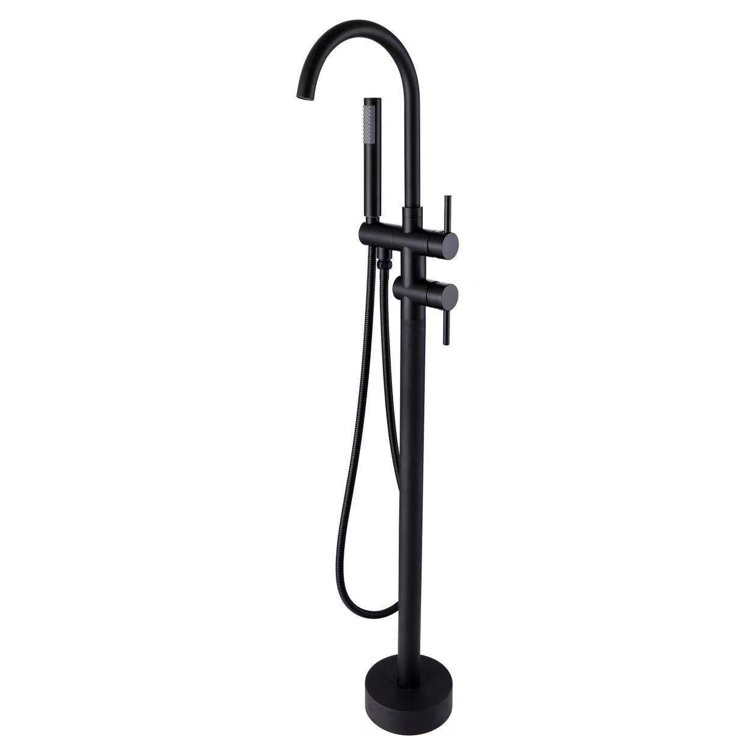 Floor Tub Spout with Diverter