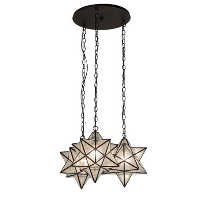 3 - Light Oil Rubbed Bronze Pendant