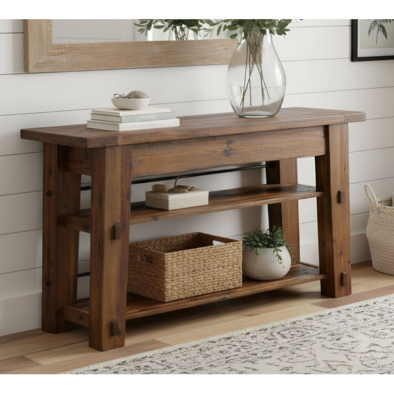 Durango Console Table with Two Open Shelves