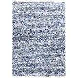 Niels Navy Handwoven Wool/Viscose Rug