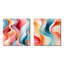 Cylus - Ensemble de 2 collages carrés à formes abstraites-101860379-101860383