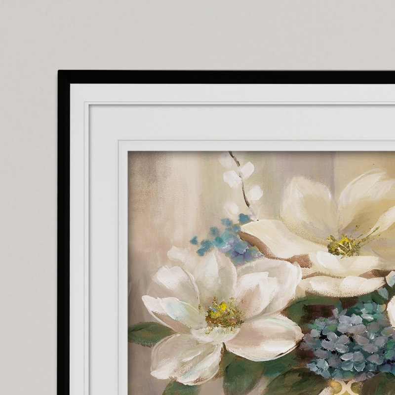 Southern Magnolia - reproduction de cadre photo, Noir, H 30 po x l 40 po x P 1,5 po