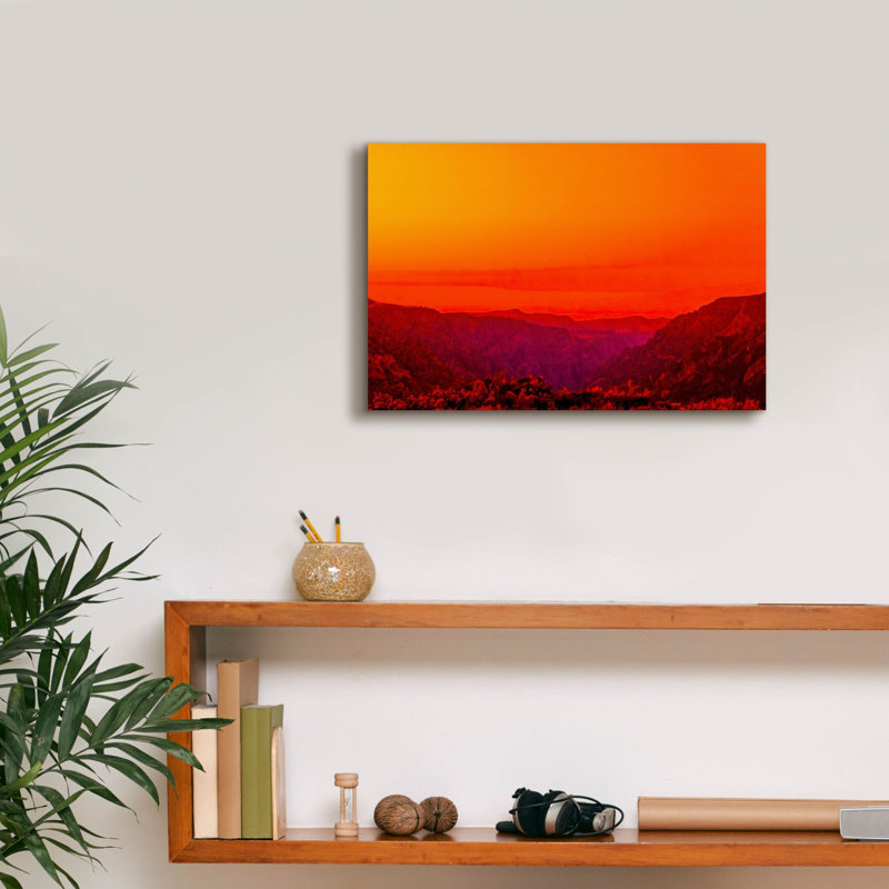 «New Mexico Drama On Canvas» par Mark A Paulda, reproduction, H 12 po x l 18 po x P 0,75 po