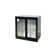 35.5 in. W 3.81 cu. ft. 2-Glass Slide Door Back Bar Cooler Refrigerator with LED Lighting in Black