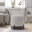 Tabouret d'appoint et repose-pieds gris Daryla-528914407