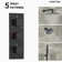 Thermostatic Dual Shower System 12" Rainfall Shower Head with Rough-in Valve