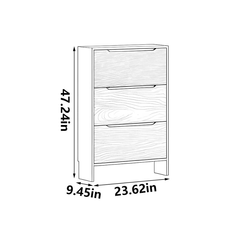 Mccullough, 47.24" H x 23.62" W x 9.45" D