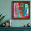 «Tropical Whimsy Arrangement», peinture sur toile encadrée-2133108623-2133108618