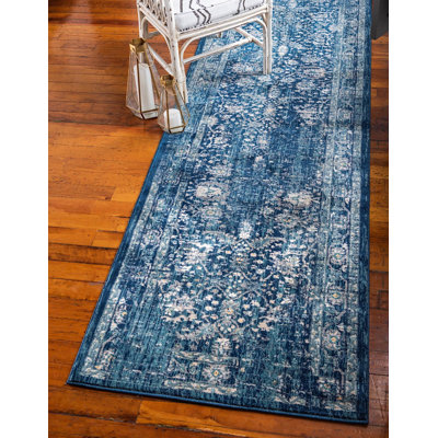 Tapis bleu Alesund