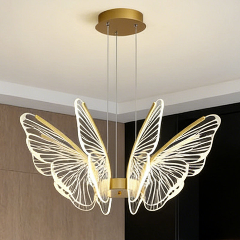 Modern Butterfly Chandelier With Led Light