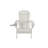 Artiana Pine Solid Wood Outdoor Adirondack Chair and Adirondack Chair with Ottoman-288183927