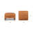 Essex Full-Grain Genuine Leather Ottoman-2057772449