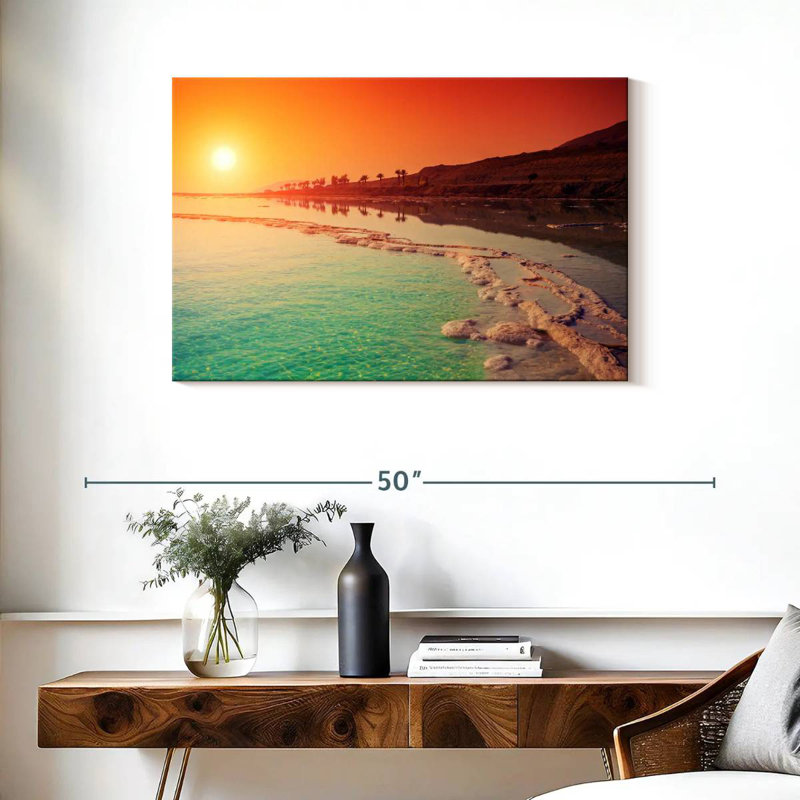 Gillard Dead Sea Sunrise, 24" H x 36" W