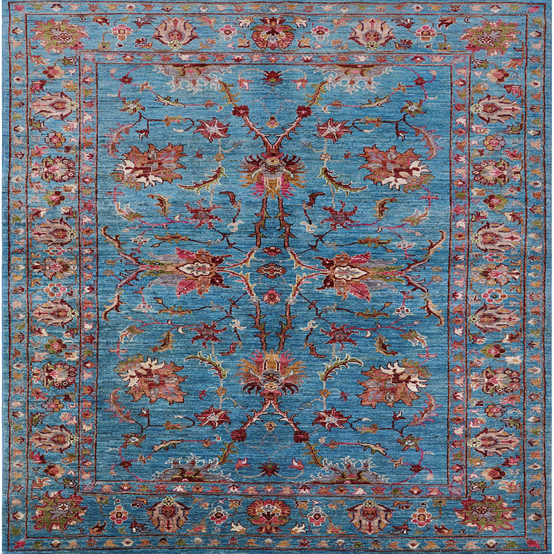 Oriental Indoor Rug, Square 3'