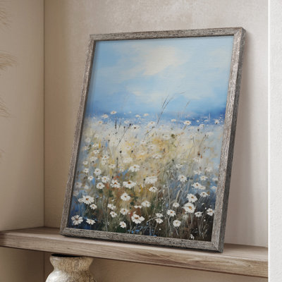 Reproduction encadrée FLORAL Series XXIII - bois massif