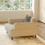 Canapé en tissu moderne, structure en bois massif et coussin en éponge hautement élastique pour le salon