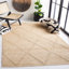 Tapis en jute tissé à la main de couleur naturelle Konpointino-1874772227