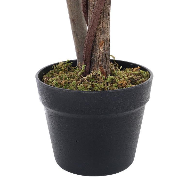 107Cm Artificial Flowering Tree in Pot for Home Decor Purple
