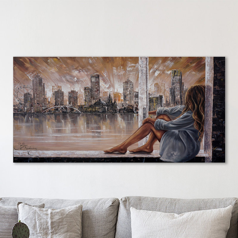 Home Is Where The Heart Is by Isabella Karolewicz - Wrapped Canvas Print, 30 cm H x 61 cm W