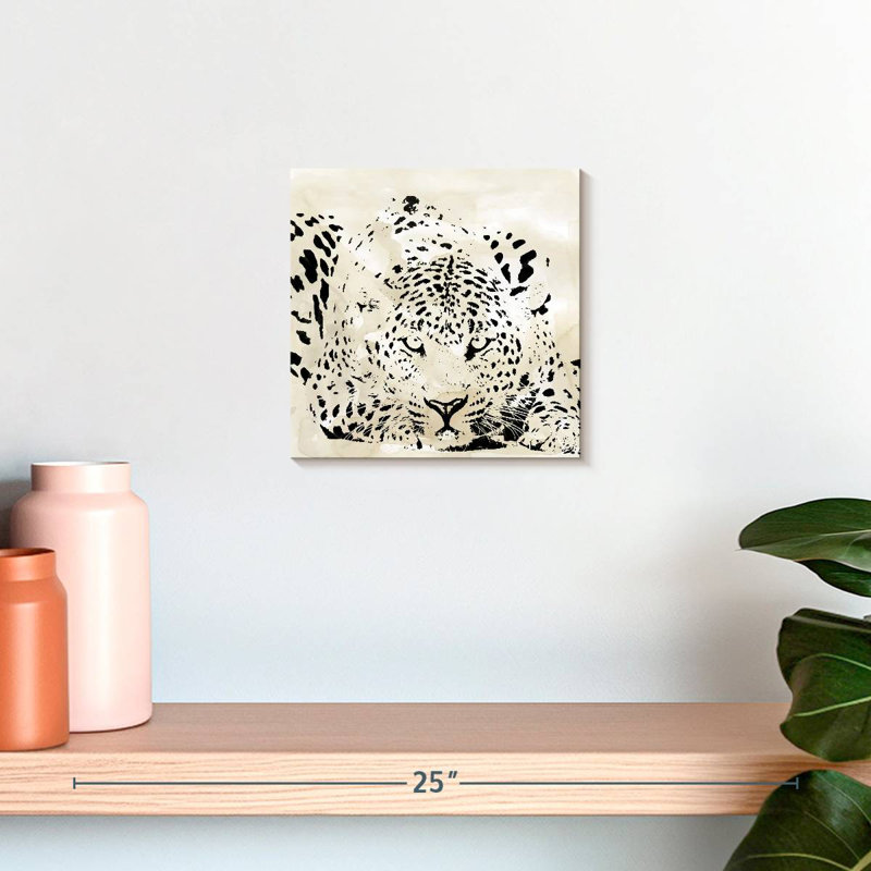Crowle Leopard Spots II, 10" H x 10" W