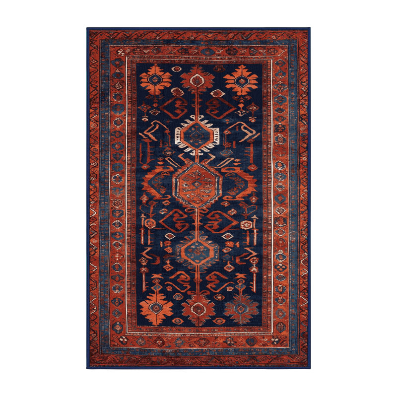 Tapis mauve lavable à la machine, Rectangle 7 pi x 9 pi