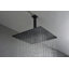 Pomme de douche 16 po noir mat