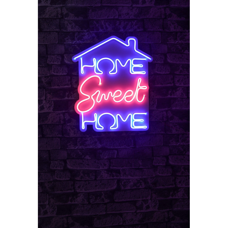 Flexible Neon LED Lighting Strip, Waterproof IP67, 12V DC, 12.6 x 16.1 x 0.8 inches | Blue & Pink Colors, 22.68W Total Power, Built-in Wall Hanging System | Perfect for Home Decor, Parties & Events