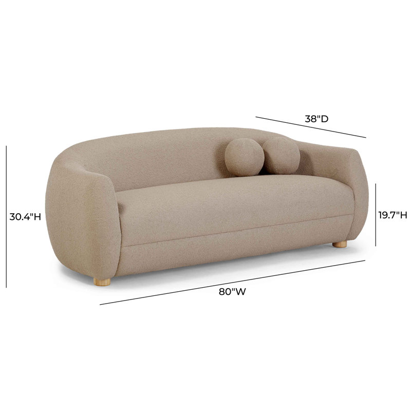 Ensemble Boucle Living, Brun clair