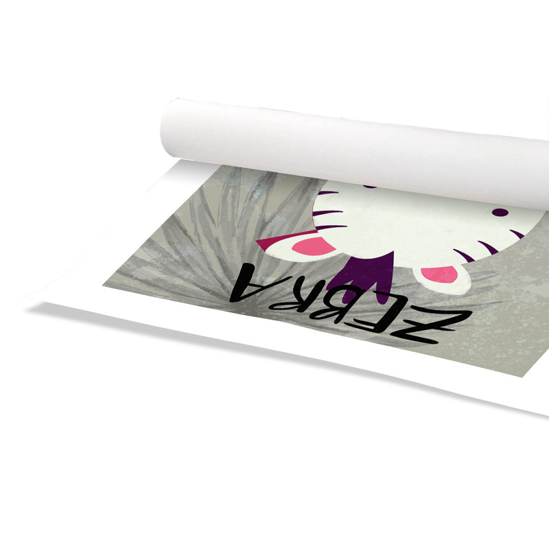 Impression sur papier Zebra Crossing, H 24 po x l 20 po x P 1 po, Papier